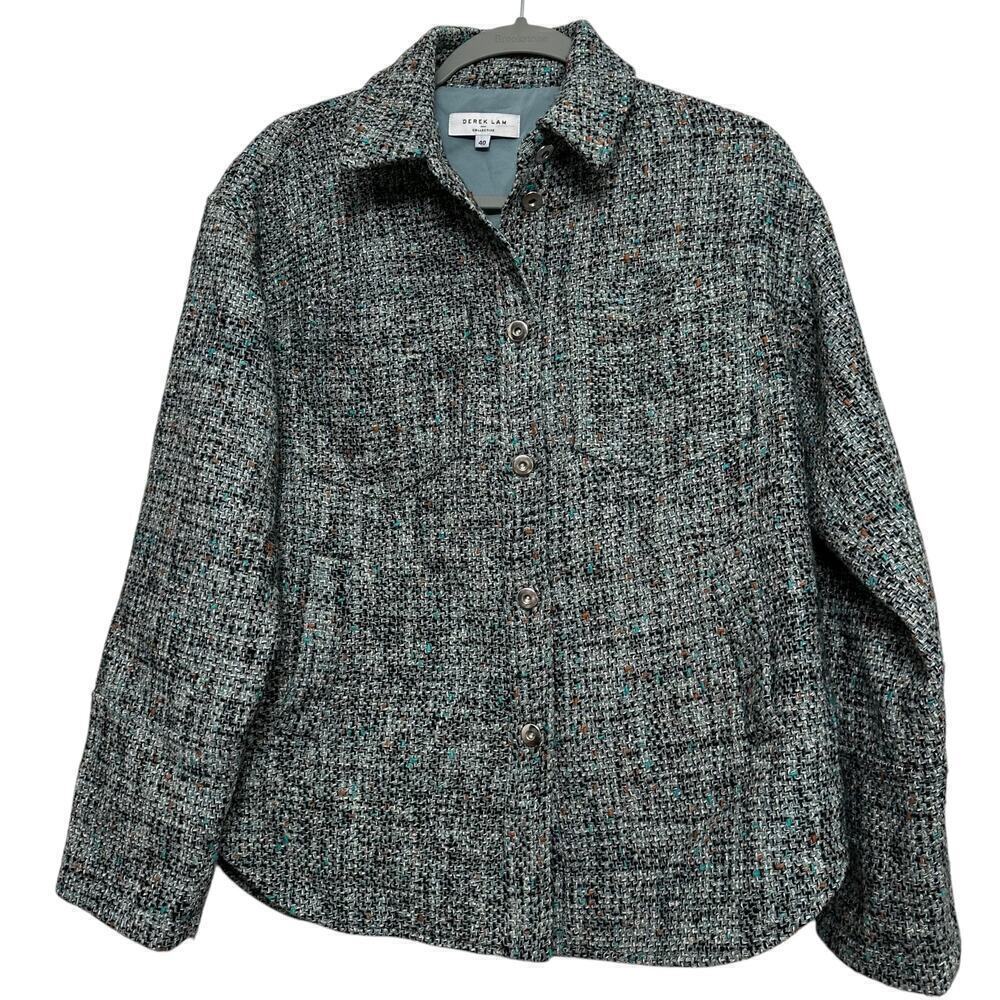 Derek Lam women’s NWOT’s button up wool blend Shacket. Size 4